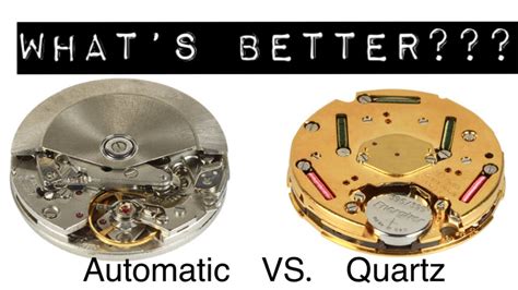 swiss quartz movement vs automatic.